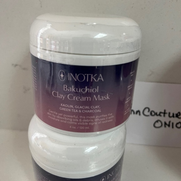 New Inotka Bakuchiol clay cream mask, Anti-aging mask, purify skin powerful - Picture 1 of 4